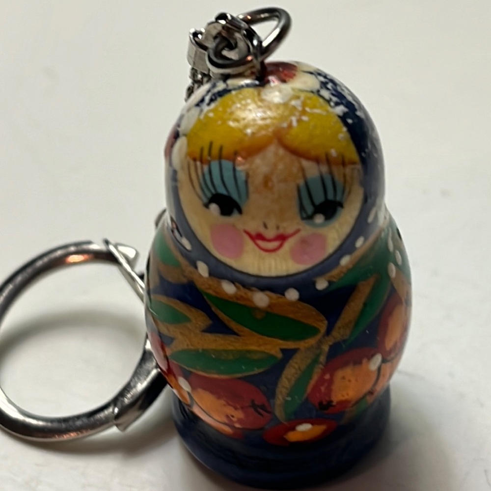 Russian nesting doll key chain.